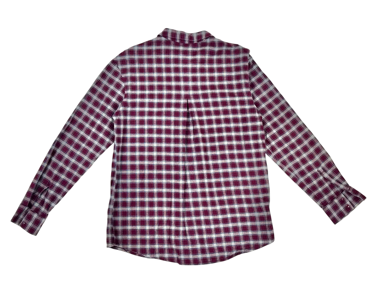 Camisa de cuadros manga larga