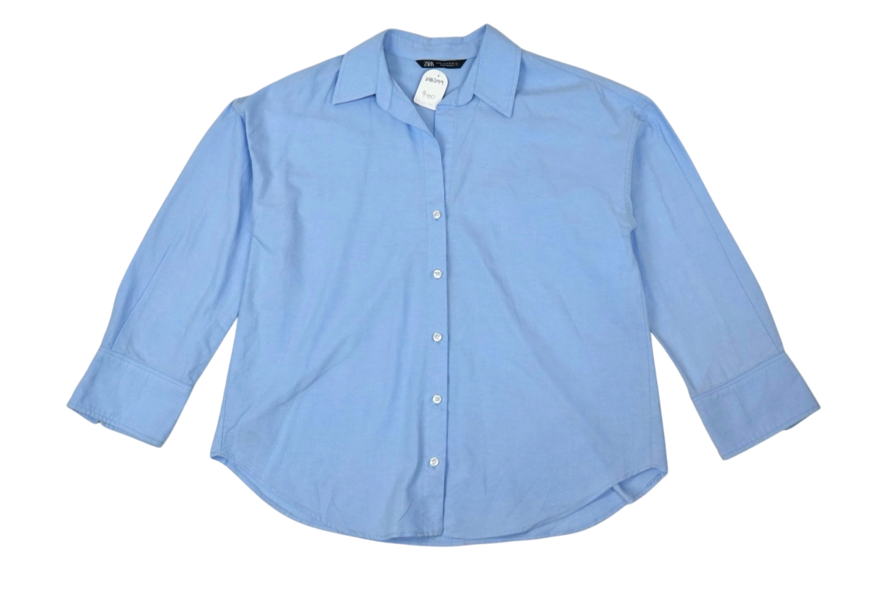 Camisa azul celeste ZARA