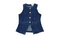 Chaleco denim sin mangas con botones