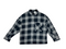Blusa de cuadros en tonos negro y blanco