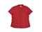 Blusa roja a rayas blancas