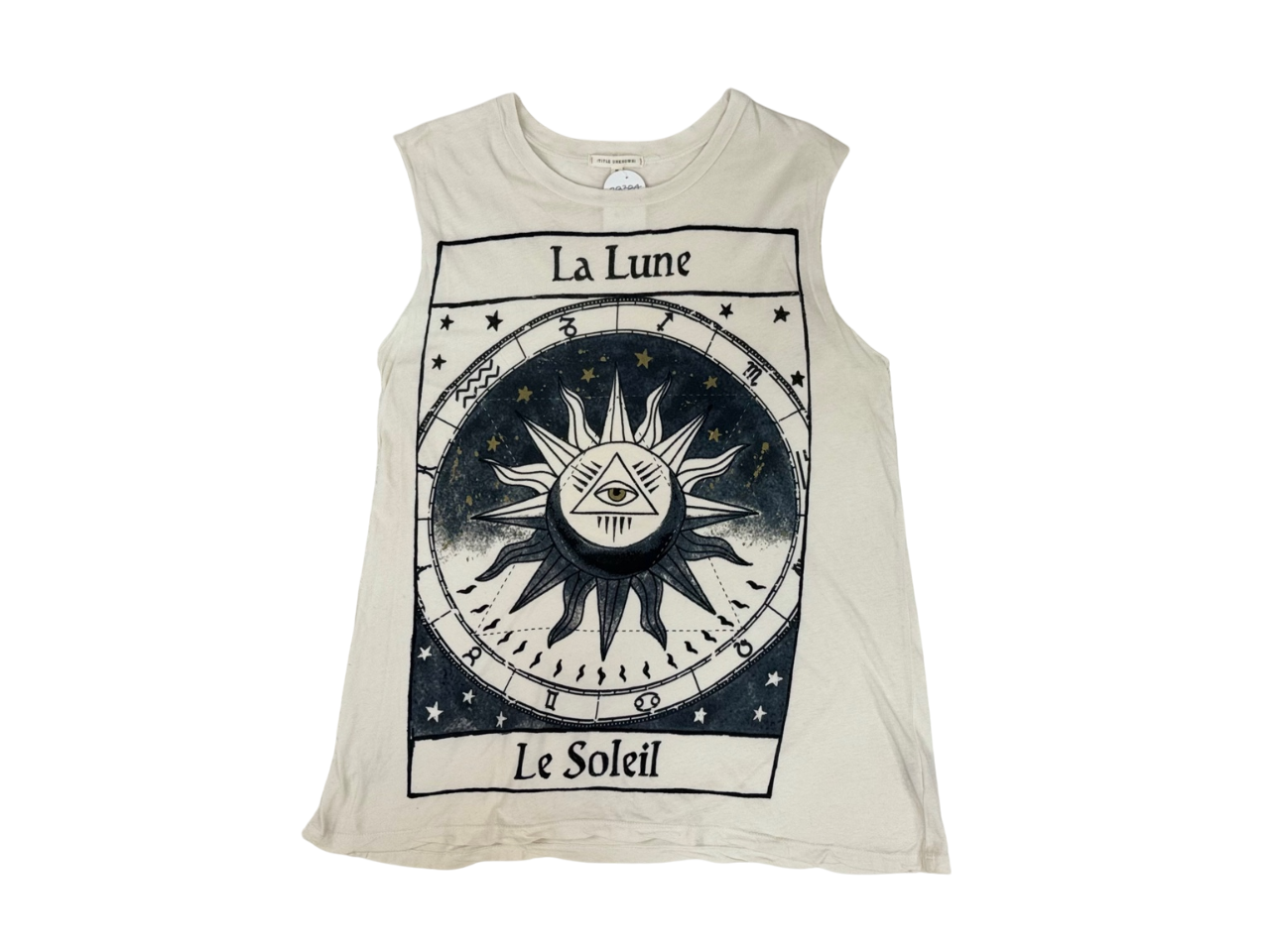 Camiseta sin mangas estampada “La Lune Le Soleil”