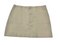 Falda beige con bolsillos frontales