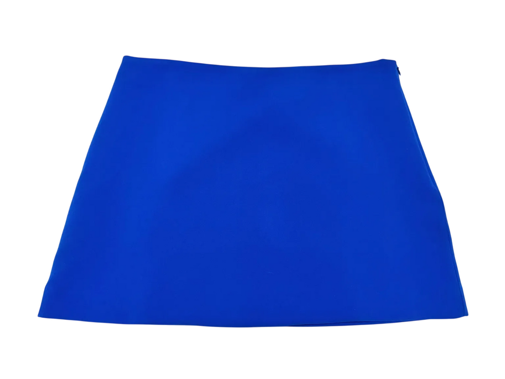 Falda corta azul eléctrico ZARA