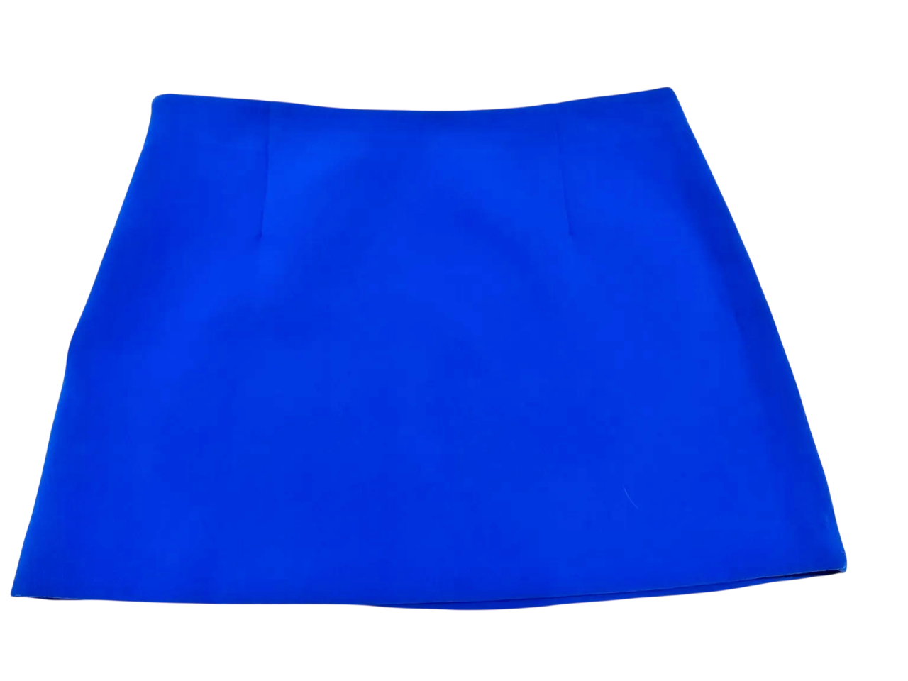Falda corta azul eléctrico ZARA