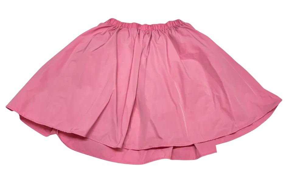 Falda rosa con pretina elástica