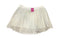Falda corta plisada blanca
