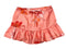 Falda corta satinada floral