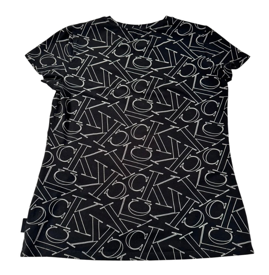 Camiseta estampada negra Calvin Klein Jeans