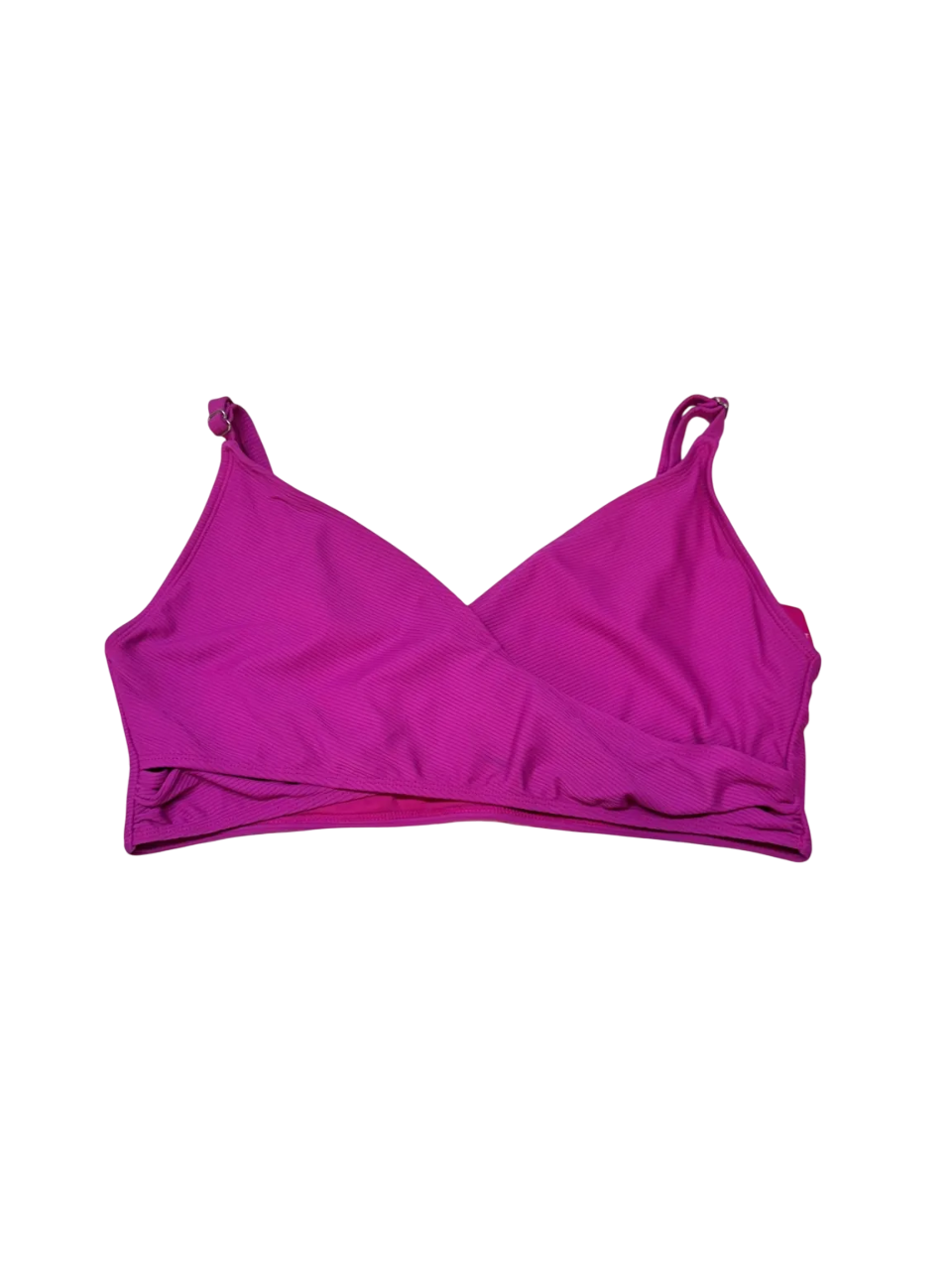 Top fucsia tipo bralette con tiras ajustables