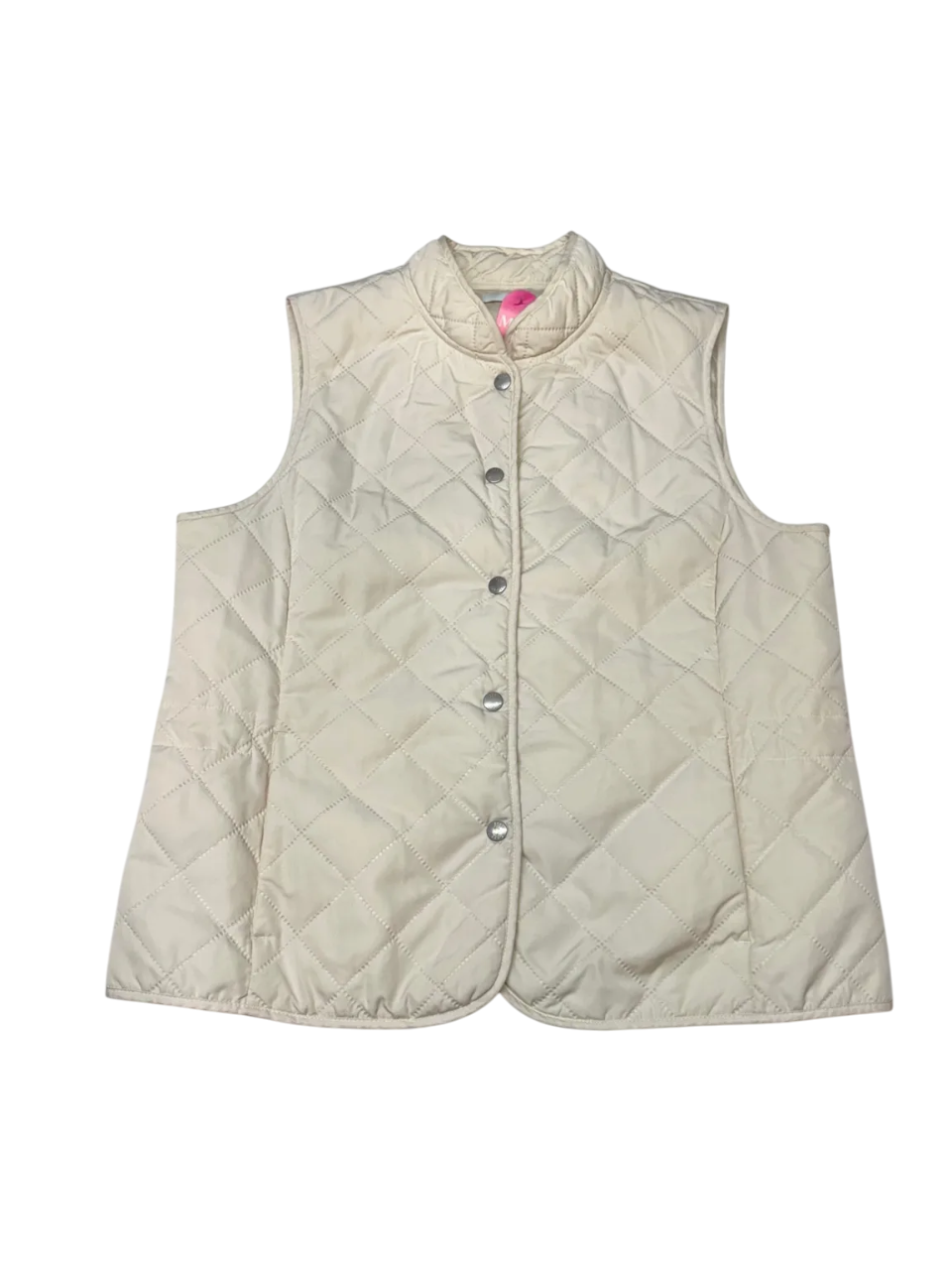 Chaleco acolchado beige