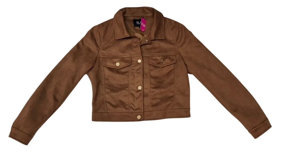 Chaqueta corta café ELA