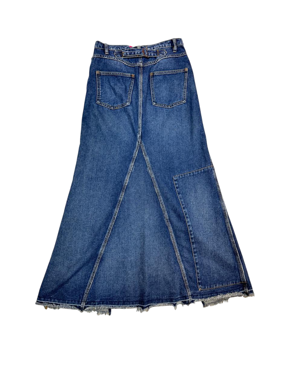 Falda denim larga