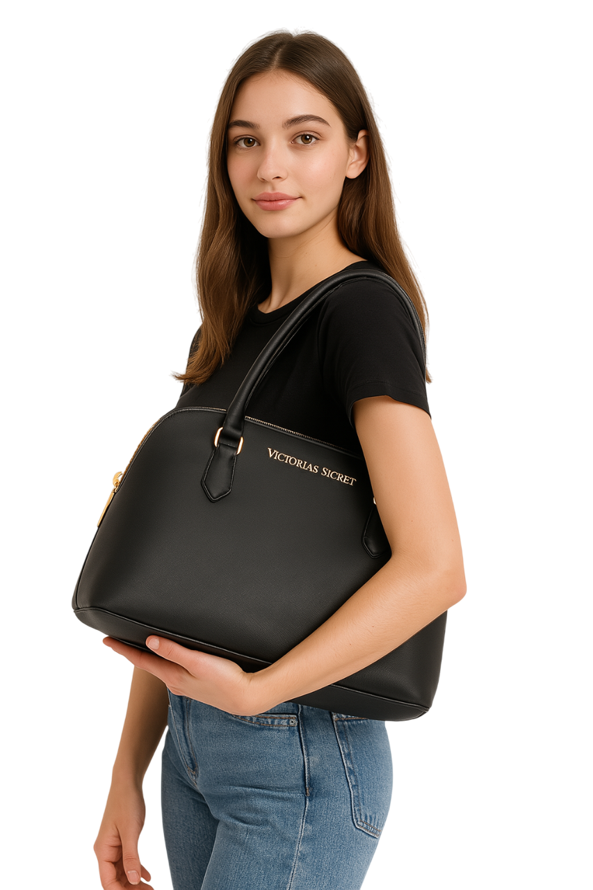 Cartera negra Victoria’s Secret