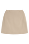 Falda beige tipo sastre