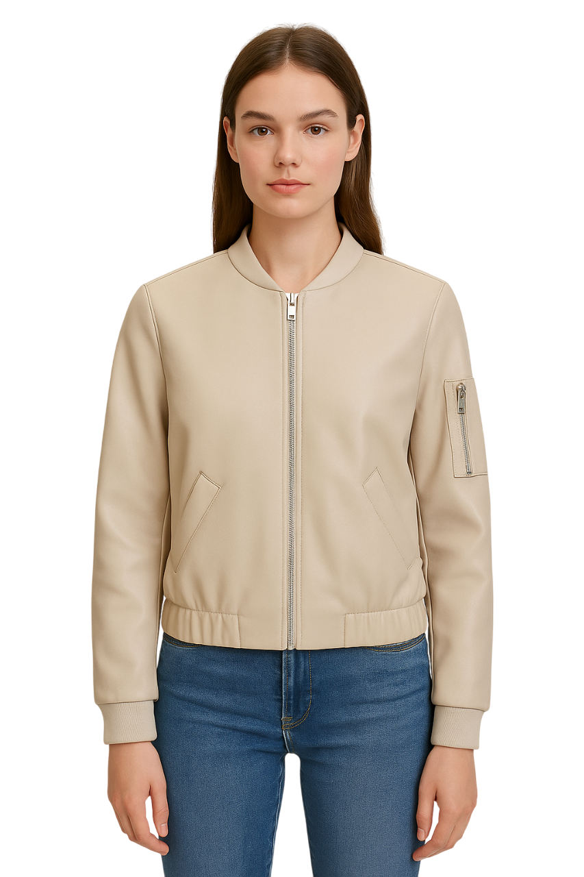 Chaqueta bomber satinada ZARA