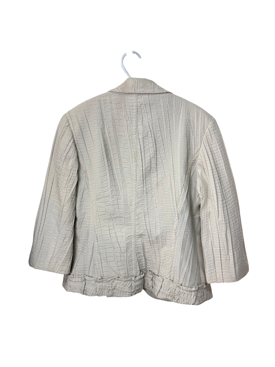Blazer Beige Texturizado