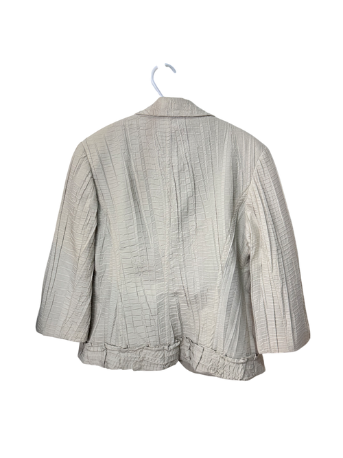 Blazer Beige Texturizado