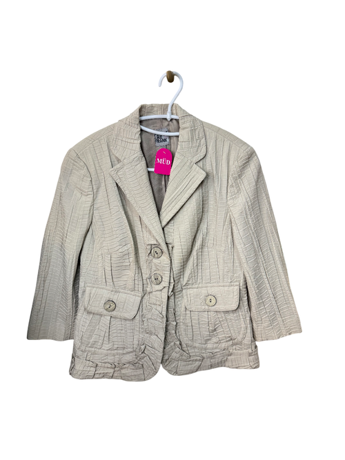 Blazer Beige Texturizado